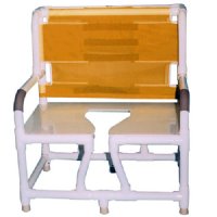 Show product details for 22" Bedside Commode w/Standard Legs & 7 qt. Pail (No Sling)