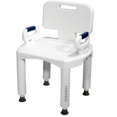 Drive Medical Premium Bath Bench with Back and Arms