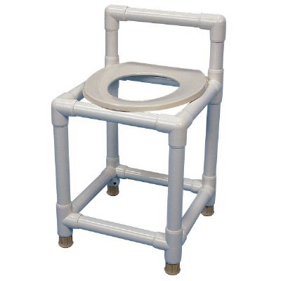 PVC Shower Stool with Toilet Seat
