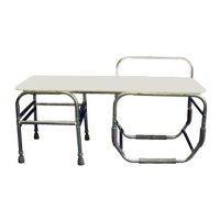 Show product details for Heavy-Duty 15 1/4" Seat Depth Bathtub Transfer Bench - Seat on Left without Commode Opening