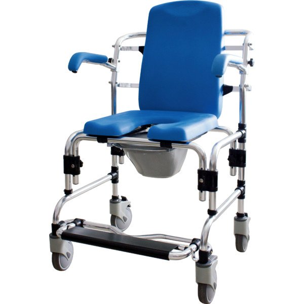 Caspian Mobile Shower Commode Chair