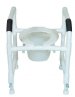 Show product details for Toilet Safety Frame, (Fixed Height) w/Deluxe Elongated Open Front Commode Seat