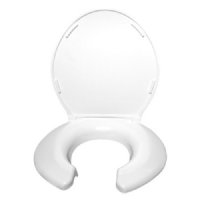 Show product details for Big John Toilet Seat Open Front with Cover