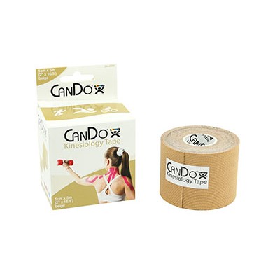 CanDo Kinesiology Tape, 2" x 16.5 ft, 1 Roll, Choose Color