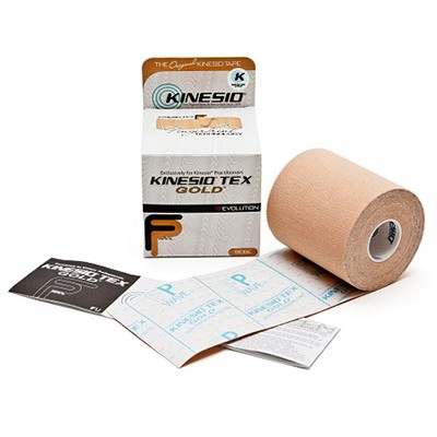 Kinesio Tape, Tex Gold FP, 3" x 5.5 yds, Beige, 1 Roll