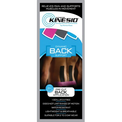 Kinesio Tape pre-cuts, low back, 20/case