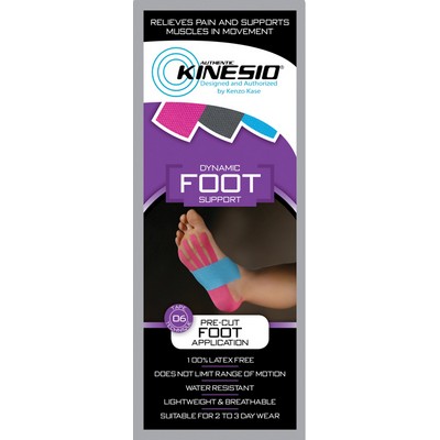 Kinesio Tape pre-cuts, foot, 20/case