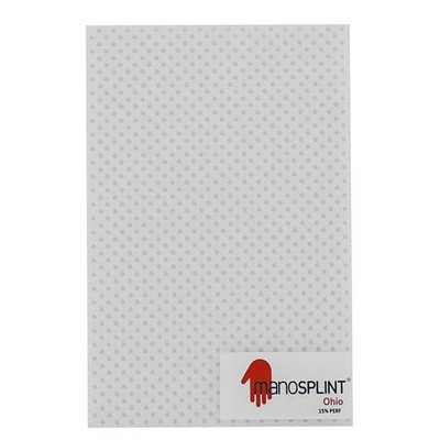 Manosplint Ohio Perf White 3/32" x 12" x 18" 15% Perf White, 1 sheet