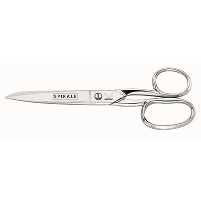 Spirale Nickel Plated Scissors, 8"