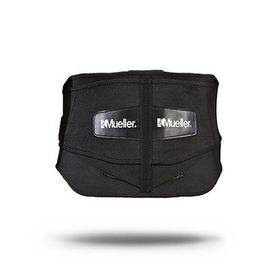 Mueller Lumbar Back Brace w/ Removable Pad, Black, OSFM