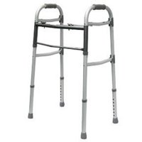 Show product details for Easy Care Folding Walker Adult