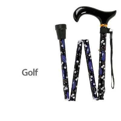 Medbasix Mens Exclusive Height Adjustable Folding Fashion Cane