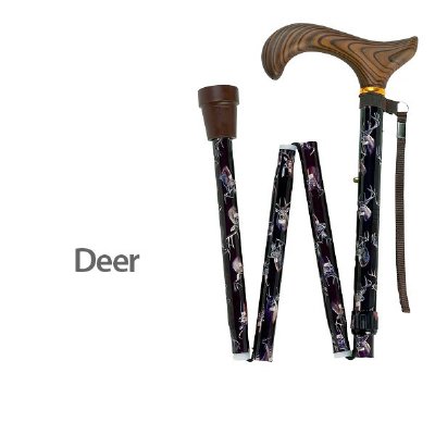 Medbasix Mens Exclusive Height Adjustable Folding Fashion Cane