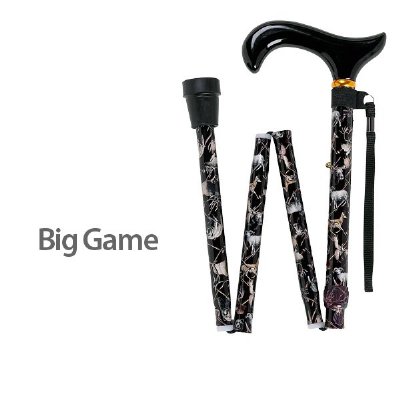 Medbasix Mens Exclusive Height Adjustable Folding Fashion Cane