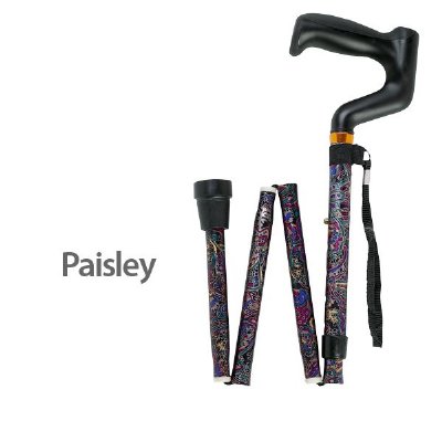 Medbasix Pillow Grip Folding Fashion Cane