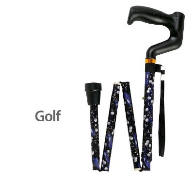 Medbasix Pillow Grip Folding Fashion Cane