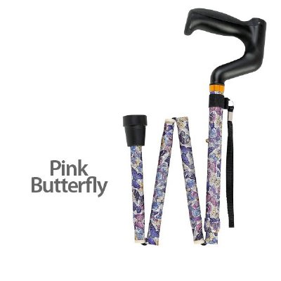 Medbasix Pillow Grip Folding Fashion Cane