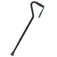 Show product details for Drive Heavy Duty Offset Handle Adjustable Aluminum Cane, Adj. 27 3/4" to 36 3/4", 500lbs Cap.