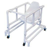 Show product details for Economy Adjustable Walker with Anti-Tip Outriggers