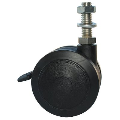 Replacement 3" Rust Proof Threaded Casters, set 2-lock / 2-nonlock