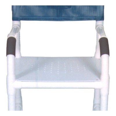 MJM Flat Stock Seat Upgrade for 22" PVC Shower/Commode Chair (must be ordered with chair)