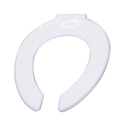 MJM Deluxe Elongated Open Front Toilet Seat