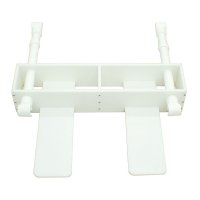 Show product details for MJM Replacement Sliding Self Storing Footrest for PVC Bariatric Chairs