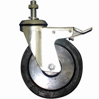 Replacement 5" x 1 1/4" Total Lock Casters, Set of 4
