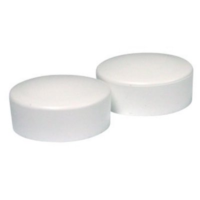Glide Caps for Walker Legs, White (Fit Guardian Tips 1-1/2" OD)