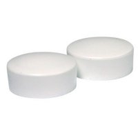 Show product details for Glide Caps for Walker Legs, White (Fit Guardian Tips 1-1/2" OD)