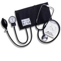 Show product details for Two-Party Home Blood Pressure Kit w/Separate Nurse Stethoscope, Large Adult
