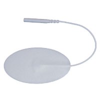 Show product details for PMI Advantrode Elite Silver TENS Electrodes- 1.5" x 2.5" Oval Foam, 4 Electrodes per Pack