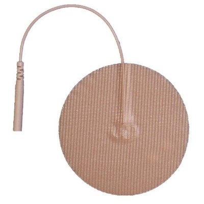 PMI Advantrode Elite Silver TENS Electrodes- 2" Round Tan Tricot 4 Electrodes per Pack