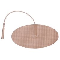 Show product details for PMI Advantrode Elite Silver TENS Electrodes- 2" x 4" Oval Tan Tricot 4 Electrodes per Pack