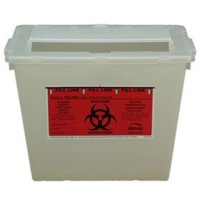 Show product details for 2 Gallon Disposable Sharps Container - Beige