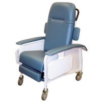 Show product details for Drive Medical Clinical Care Recliner, Blueridge