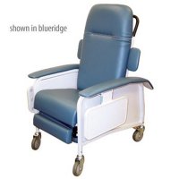 Show product details for Drive Medical Clinical Care Recliner, Rosewood