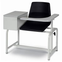 Show product details for Winco Blood Drawing Chair with Drawer