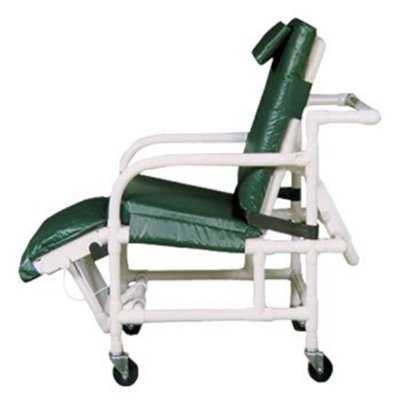 PVC Geri-Chair - 18" Petite with Legrest & Footrest