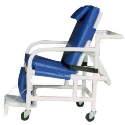 Multi-Position Bariatric Geri-Chair with Legrest and Footrests 30" Internal 34" External Width
