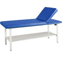 Show product details for Winco 30" High One-Touch Adjustable Back Treatment Table with Shelf