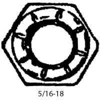 Show product details for Invacare Nylon Locknut 5/16"-18