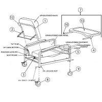 Show product details for Winco Replacement Seat for Model 524/525