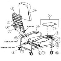 Show product details for Winco Seat Frame with Mechanisms