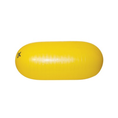 CanDo Inflatable Exercise Straight Roll - Yellow - Choose Size