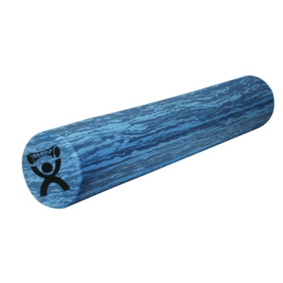 CanDo Foam Roller - Blue EVA Foam - Extra Firm - Round, Choose Size