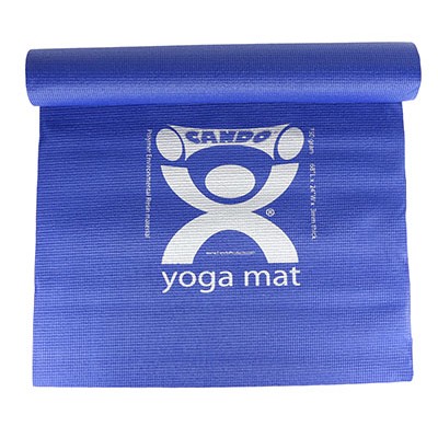 CanDo Exercise Mat - yoga mat - Blue, Choose Size