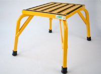 Show product details for Industrial Safety Step Stool 15 Inch Tall - 15 x 19