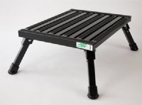 Show product details for Large Folding Safety Step Stool 8 Inch Tall - 15 x 19