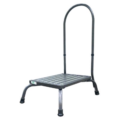 Medical Bariatric Step Stool With Handle 8 Inch Tall - 15 x 19